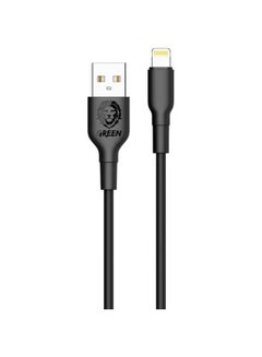 Buy Green Lion PVC Lightning Cable 1.2m 2A - Black in UAE