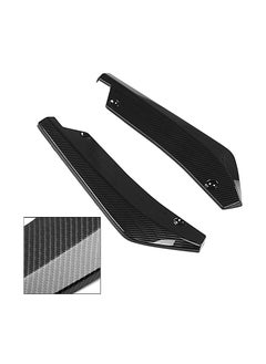 اشتري Car Rear Bumper Guard Diffuser,  2 PCS Splitter Front Bumper Lip Body Kit, Vehicle Blade Rear Shovel, Side Fender Skirt Lip Splitter, Guard Protector, Universal Size for Most Cars في الامارات