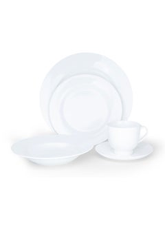 اشتري 20-Piece New Born China Dinner Set - Porcelain Dinnerware Set في الامارات