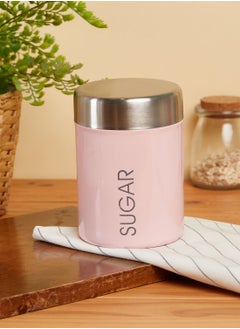 Buy Liberty Enamel Pink Sugar Canister in UAE