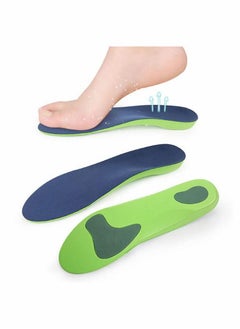 Buy Plantar Fasciitis Orthotic Insoles, Memory Foam Insoles (Men 38-42.5/ Women 37-42) in UAE