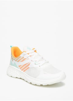 اشتري Textured Womens' Sports Shoes with Lace-Up Closure في الامارات