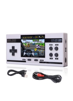 اشتري Handheld Game for Kids Built-in 348 HD Classic Retro Video Games USB Rechargeable 3.0 Inch Childrens Travel Electronics Toys Portable Game Player Gift for Boys and Girls Ages 4-8-12 (Gray) في الامارات