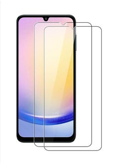 Buy 2 Pieces Samsung Galaxy A25 Tempered Glass Screen Protector – High Transparency, Delicate Touch, Anti-Explosion, Smooth Arc Edges, Easy Installation, Screen Protector for Samsung Galaxy A25 in Saudi Arabia