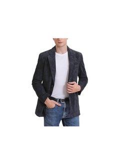 Buy Men Richard Classic Leather Blazer Lambskin Sport Coat Jacket - Men Slim Fit Leather Jacket in UAE