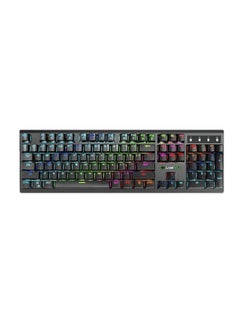 اشتري لوحة مفاتيح ميكانيكية للألعاب Gamemax KG801 RGB Rainbow 104 Tasti Key Switch Blu Layout UK في الامارات