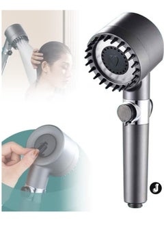 اشتري "NEW German Multifunctional Massage Shower Head Set – High Pressure Handheld Shower with Skin Beauty Features (Gray)" في الامارات