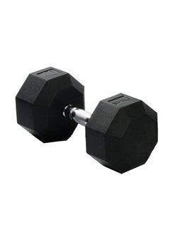 Buy Rubber Dumbbell 18.1Kg/40Lb Single in UAE