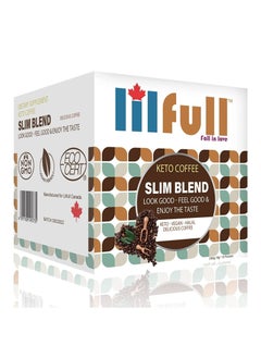 Buy Lilfull Keto Slimming Coffee Slim Blend 18g 10 Packets in UAE