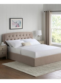 Buy Button Tufted Bed - MZBDN01-BEIG-180cm in Egypt