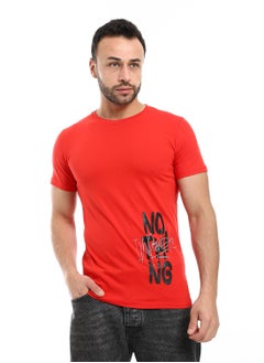 Buy Mens  Printed T- Shirt With Half Sleeves And Round Neck in Egypt