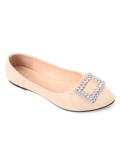 Buy Studded Throat Slip On Leather Flats in Egypt