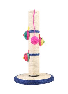 Buy Pet Scratching Toy Beige/Blue/Pink in Saudi Arabia