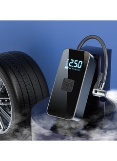 Buy Car Air Pump Car Portable Air Pump Electric Car Tire Wireless Mini Air Pump in Saudi Arabia