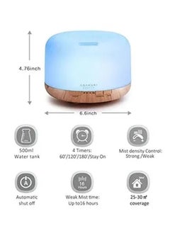 اشتري 5-In-1 Ultrasonic Aromatherapy Fragrant Humidifier في السعودية