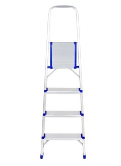 اشتري Epsilon Aluminum Ladder- EPSAL1491/ 150 kg Capacity, 4-step, Wide and Flat Platform في الامارات