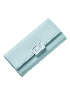 Buy Tri-fold Long Wallet Light Green in UAE