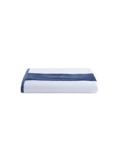 اشتري Classic Emma Jacquard Stripe Bath Sheet 90x170cm - Pacific Blue في الامارات