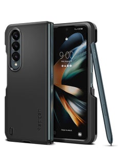Buy Spigen Thin Fit P Case Designed for Samsung Galaxy Z Fold 4 5G (2022) - Black in Egypt