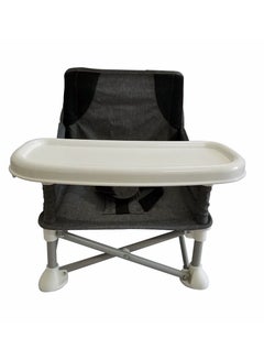 Buy 2-in-1 Portable Travel Booster Seat Activity Chair Foldable Baby Portable Dining Chair in Saudi Arabia