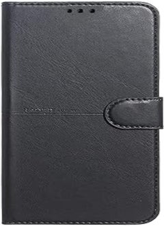 Buy (Realme C67) Kaiyue Flip Leather Full Cover - Kaiyue Flip Leather Case (Black) in Egypt