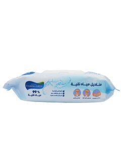 Buy BAMBINO baby wipes ,99% Water Based bure Water 60 pcs in Saudi Arabia