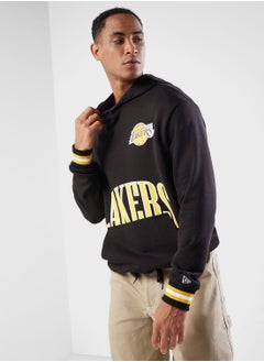 Buy Los Angeles Lakers Graphic Oversized Hoodie in Saudi Arabia