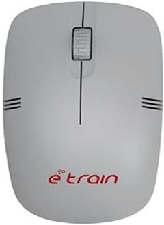 اشتري E-train (MO10A) Wireless Optical Mouse 1200DPI - Gray في مصر