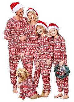 Buy Christmas Family Matching Pajamas Classical Nightwear Sleepwear Sets Long Sleeve Pjs for for Adults Kids and Baby Holiday Xmas Sleepwear Set (Baby Unisex) in UAE