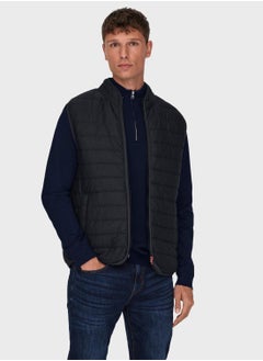 اشتري Zip Through Quilted Gilet في الامارات