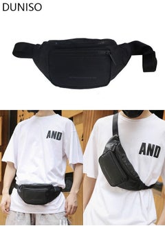 اشتري Compact Waist Pack for Men and Women, Waterproof Crossbody Bag Chest Shoulder Waist Bag with Buckle, Everyday Carry Bag for Travel, Work, Sport في الامارات