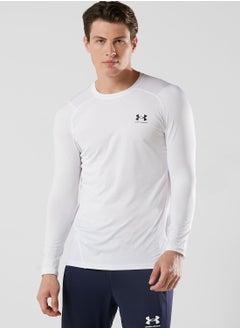 Buy HeatGear Armour Fitted Long Sleeve Top in Saudi Arabia