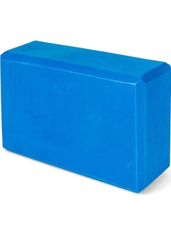 Buy Lightweight Yoga Block Brick EVA Foam for Pilates & Fitness Workout, Blue in Egypt