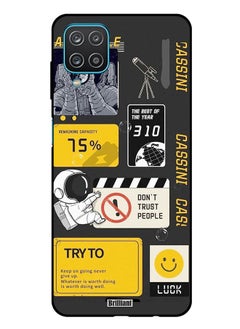 اشتري Protective Case Cover For Samsung Galaxy A12/M12 Cassini Stickers في السعودية