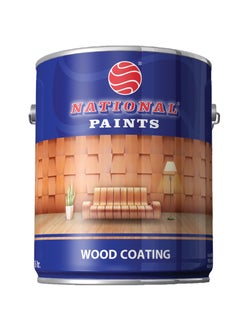 Buy National Paints Wood Stain Orange N-027 (4 L) Premium Fast Drying in UAE