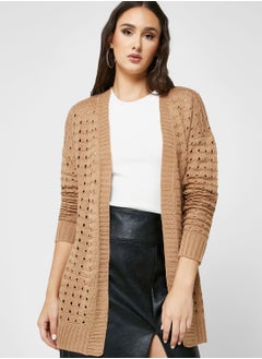 Buy Patterned Longline Cardigan in UAE