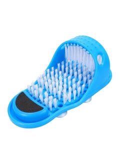 اشتري منظف الأقدام السحري - تقشير وتدليك بسهولة تصميم أزرق بشكل نعل لتجربة تنظيف القدمين كما في السبا. قطعة واحدة  قياس 28.5x11.5 سم في الامارات