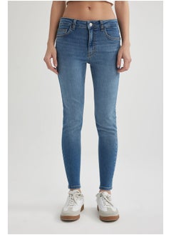 Buy Woman Skinny Fit Denim Trousers in Egypt