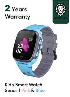 Buy Kids Smart Watch with Location and sim card slot and SOS Alarm and HD touch screen and voice chat and contact call and flash light in UAE