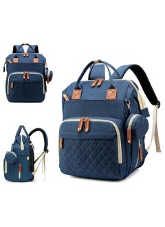 Buy Multifunction Travel Back Pack Maternity Baby Changing Bags Large Capacity Waterproof and Stylish Blue in UAE