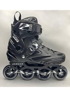 Buy JAGUAR Wheel Inline Skates for Adult, Professional Single Row Roller Blades Speed Skating Shoes, Upgrade Wheel and Performance Skates with No Physical Brake MODEL 509_(38_39) in Egypt