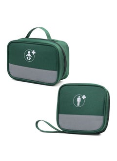 Buy Medicine Bag, First Aid Sets, Empty Medicine Bag, Waterproof Emergency Bag, Medical Bag, Portable Home, Travel, Camping, Trekking, Medical Storage Bag 2pcs in UAE