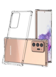 Buy Note 20 Ultra Case for Samsung Galaxy, Crystal Clear Case Anti-Scratch Hard PC + Soft TPU Slim Fit Drop Protection Shockproof Cover Thin Durable Quality 5G 6.9 Inch in UAE