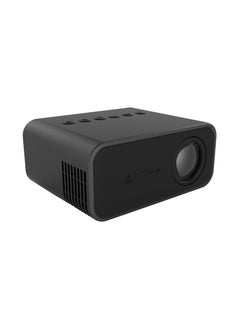 Buy Multifunction Mini LED Projector with Remote Control YT500 Black in UAE