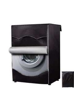 Buy Washer Cover Dryer Washine Machine Waterproof and Dustproof Thickening Front-Loading Coating Oxford Cloth Full-automatic Roller Washing Sun-resistant Dust in UAE