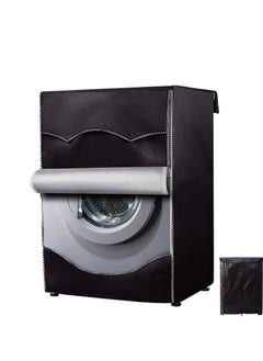 Buy Washer Cover Dryer Washine Machine Waterproof and Dustproof Thickening Front-Loading Coating Oxford Cloth Full-automatic Roller Washing Sun-resistant Dust in Saudi Arabia