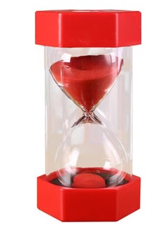 Buy Sand Timer, 30 Minutes Creative Vintage Hourglass for Office Home Kitchen Desktop Decoration (30 min, Red) in UAE