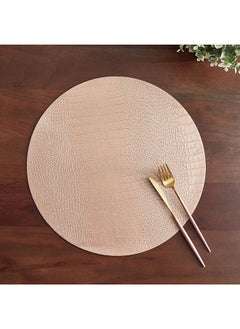 Buy Round PVC Placemat 38 x 38 cm in UAE