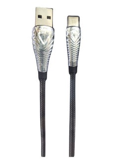 Buy Tranyoo Fast Type-C Cable Metal Braided Data Cable in UAE