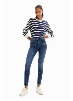 Buy Flower skinny push-up jeans in Egypt